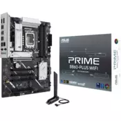 ASUS PRIME B860-PLUS WIFI LGA1851 ATX osnovna plošča - Intel B860, 4xDDR5, 2xM.2, 4xSATA, 2.5Gb LAN, WiFi 6E, BT, 1xDP, 1xHDMI, Aura Sync - 90MB1K50-M0EAY0