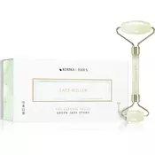 KORIKA Tools Face Roller Green Jade Stone valjček za masažo za obraz Jade Roller Green