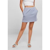 Womens bio terry mini skirt violablue