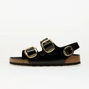 Sneakers Birkenstock Milano Big Buckle Natural Leather Patent High-Shine Black EUR 37