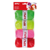APLI Apli Klobčiči volne fluor toni 50g 4 kos, (20455710)