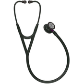 3M Littmann Cardiology IV Stetoskop, Black, Black-Finish, Violet Stem