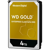 WD Gold/4TB/HDD/3,5/SATA/7200 vrtljajev na minuto/5R