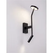 LOGOS ZIDNA LAMPA LED /3000K/9W/487Lm/CRNA NL9540250