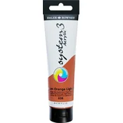 Daler Rowney System3 Akrilna barva Cadmium Orange Light Hue 150 ml 1 kos