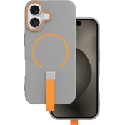 Ovitek Loop Thin MagSafe za iPhone 17 - sivo-oranžna