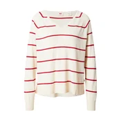 LEVIS  Pulover Petal rdeča/volneno bela