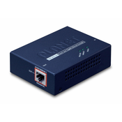 PLANET POE-E201 network extender Network transmitter & receiver Blue