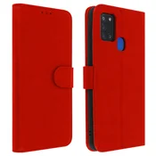 AVIZAR Folio Case Samsung Galaxy A21s z držalom za kartico - RDEČa, (20616342)