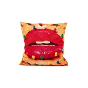 Seletti Okrasna blazina Cushion Mouth with Pins
