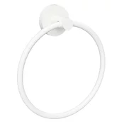 X-ROUND WHITE krožno držalo za brisače, belo mat - Bela - 170x195x55 mm - Sapho - X-ROUND - 24 - Medeninasti - Nosilec brisač: krog - Krožni - 170 - 195 - 55 - According to recommendation - 14