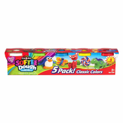 Crazart plastelin 5 Pak  85g Softee Dough