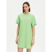 Lacoste Vsakodnevna obleka EF9573 Zelena Regular Fit