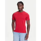 Kappa Majica Logo Korpo Cafers 304J150 Bordo rdeča Slim Fit