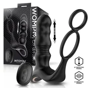 INTOYOU STIMULATOR PROSTATE Z EREKCIJSKIM OBROČKOM Intoyou Womp Black