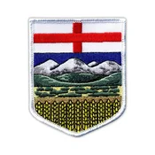 shumee Našitek grba Alberte - Podloga za likanje/toplotno varjenje - Vezen našitek/značka/emblem