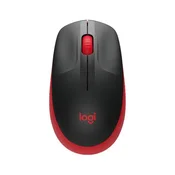 M190 Full Size Wireless Mouse Red