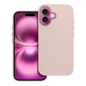 shumee Ovitek z okvirjem za iPhone 16, pudrasto roza