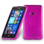 Cadorabo CADORABO Ohišje, združljiv z Nokia v Pink - Zaščitni pokrov, narejen iz prilagodljivega silikona TPU v brušenem dizajnu, (20567873)