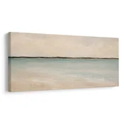 Slika abstrakten horizont nad svetlo vodo - 60x30