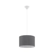 Eglo 55702 - Viseči lestenec na kablu 1xE27/40W/230V siva