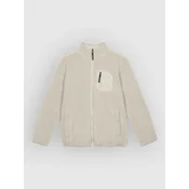 Volcom Muzzer Fuzzar Kids Fleece Jacket stone