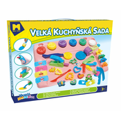 Kuhinjski set iz plastelina z velikim podložkom