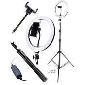LED ring lampa 26 cm s tronošcem i držacem za mobitel