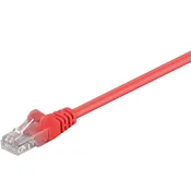 Goobay U/UTP CAT 5e patch 0,5m rdeč mrežni povezovalni kabel