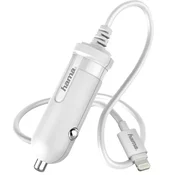 Hama auto punjac za Apple IPhone MFI 5W beli