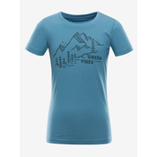 ALPINE PRO Naturo Majica otroška 732651 Modra
