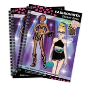 Fashionista – Kreativna modna oblikovalka z nalepkami in predlogami