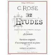 ROSE:32 ETUDES DAPRES FERLING CLARINET AND piano