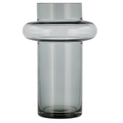 Vaza TUBE 25 cm, dim, staklo, Lyngby Glas