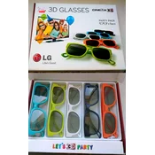 LG General AG-F215 replaced with AG-F310 - original 3D glasses 1 piece