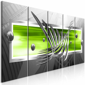 Slika - Silver Wings (5 Parts) Narrow Green 200x80