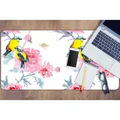 Decormat Namizna podloga Birds and flowers 120x60 cm