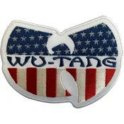 Wu-Tang Clan Star-Spangled Logo Našitek za šivanje