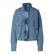 PIECES Prehodna jakna PCGRACE moder denim