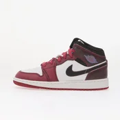 Air Jordan 1 Mid SE Kids Sweet Beet/ Desert Pink-Off Noir-White 4Y