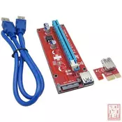 PCI-E extender - (molex / 6-pin / sata)