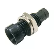 LED kucište 3mm metalni IN crni