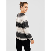 Kazane Caspar Long Sleeve T-Shirt heather oatmeal / charcoal Gr. S