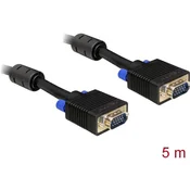 DELOCK Delock SVGA priključni kabel  5.00 m črna, (20424224)