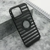 Futrola LINES LOGO CUT za iPhone 14 Pro Max (6.7) crna