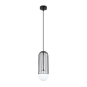 Sollux SL.1332 - Luster na sajli BRINA 1xG9/8W/230V crna