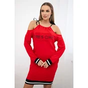 Tres Chic Dress Red