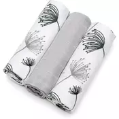 T-TOMI TETRA Cloth Diapers HIGH QUALITY platnene pelene Dandelions 70x70 cm 3 kom