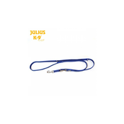 Julius-K9 gumirani povodec, nastavljiv, modre barve / 20 mm 2,2 m (216GM-B-DP)