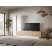 Modern Living Dnevni Regal Milazzo, Bela, Barva Hrasta